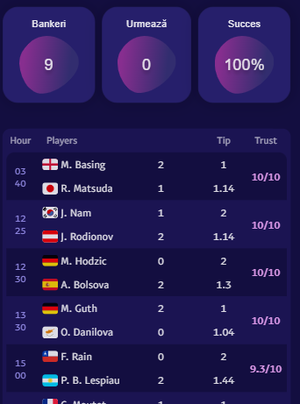 TennisPredictions.ai captură de ecran 2